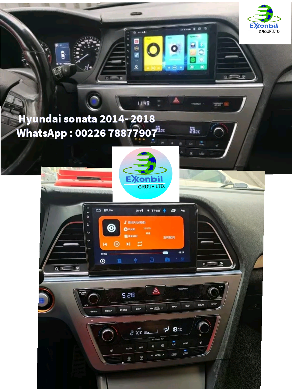 Image de Écran tactile pour Hyundai Sonata (2014- 2018)