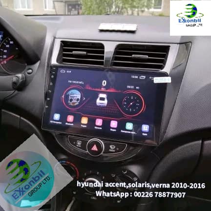 Image de Ecran Système multimédia Android pour Hyundai Accent, Solaris, Verna 2010-2016
