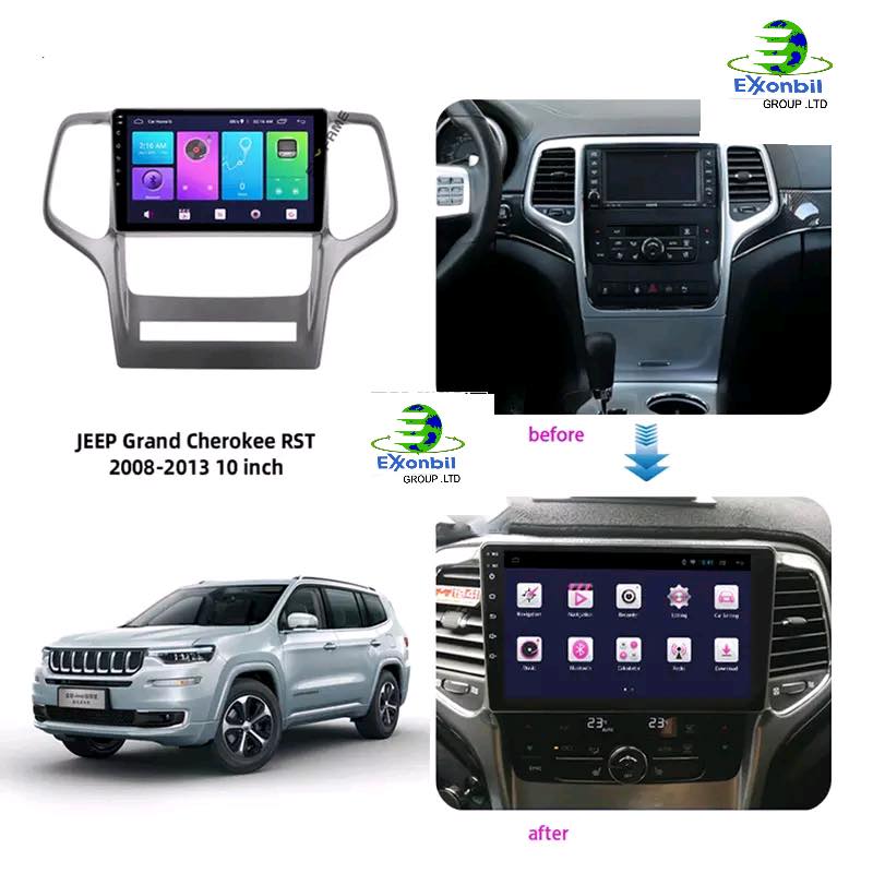Image de Ecran Android pour JEEP Grand Cherokee RST 2008-2013 10 inch