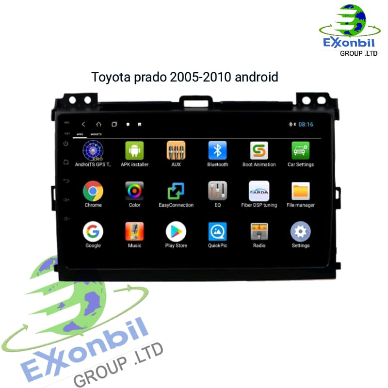 Image de Ecran Système multimédia Android pour Toyota Prado 2002-2010