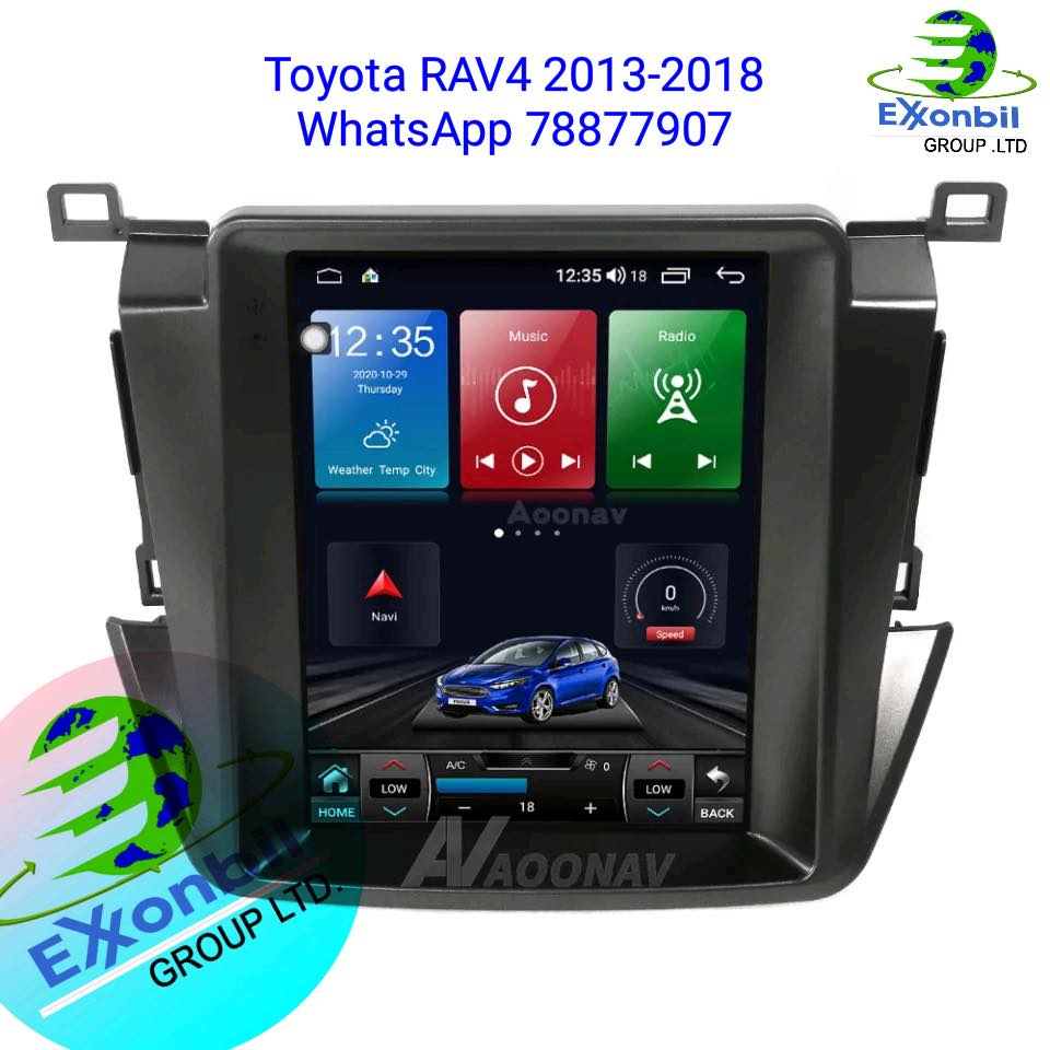 Image de Système multimédia Ecran Android Style Tesla pour Toyota RAV4 2013-2018