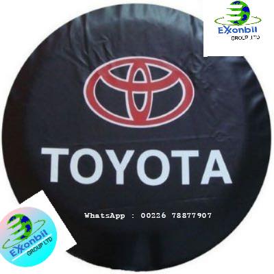 Image de Housse de Roue de Secours Toyota - Noir Classique
